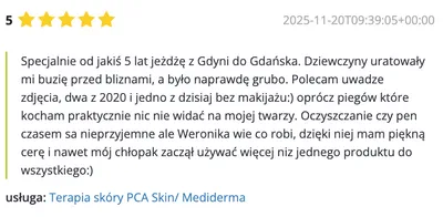 Opinie klientów salonu Vanillia Gdańsk - zadowolone klientki - opinia 1